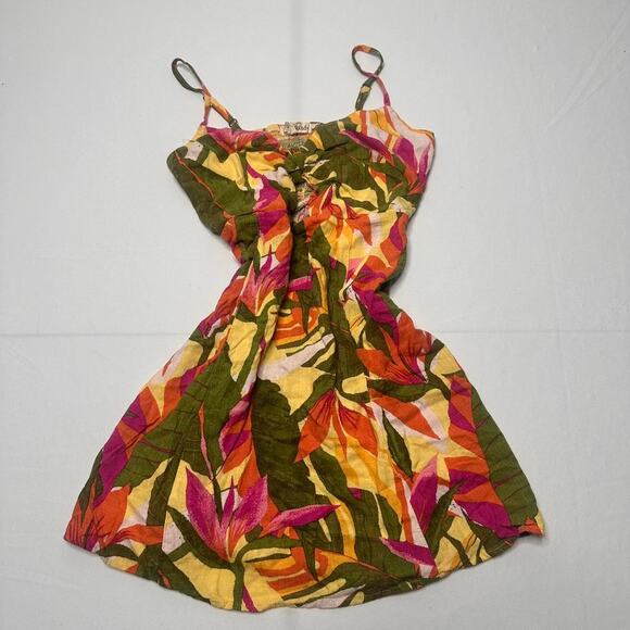 Rewind Size Small Vintage Colorful Mini Cocktail Summer Dress - Picture 1 of 4